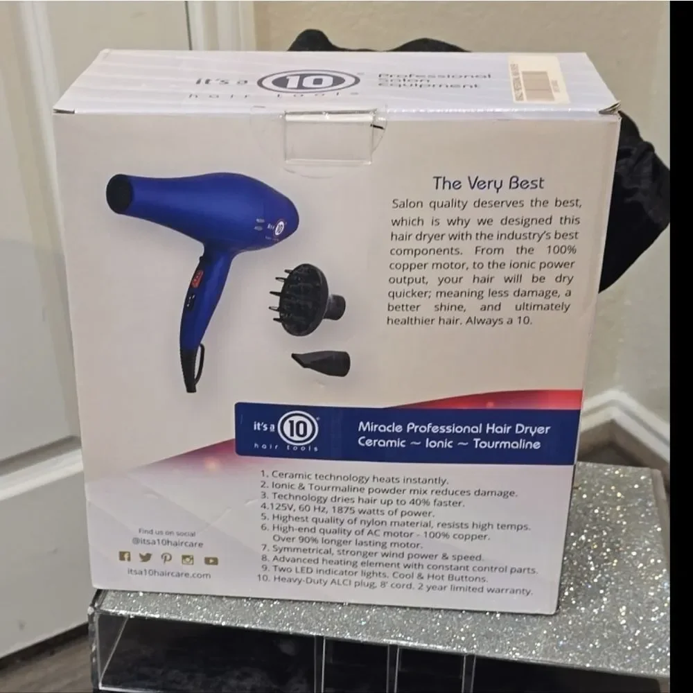 It's a 10 Haircare Miracle Professional‎ Hair Dryer